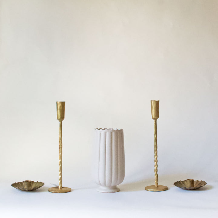 Dining Table Bundle - Ivory & Gold