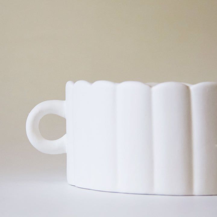 Scalloped Ceramic Bowl