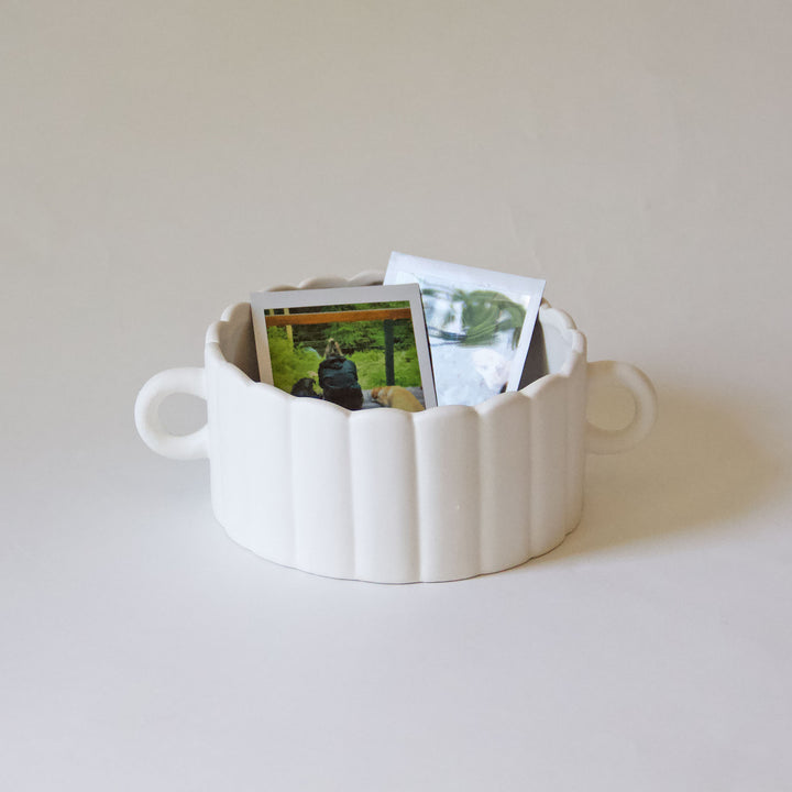 Scalloped Ceramic Bowl