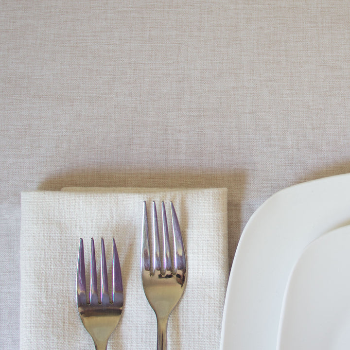 Scalloped Tablecloth - Natural