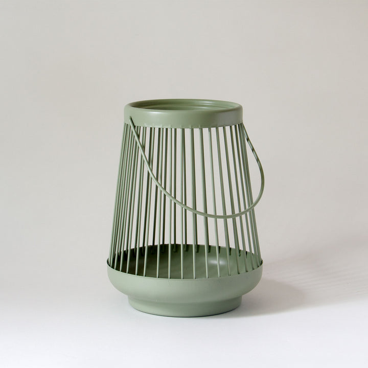 Spoke Metal Lantern - Green
