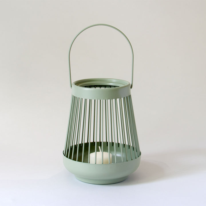 Spoke Metal Lantern - Green