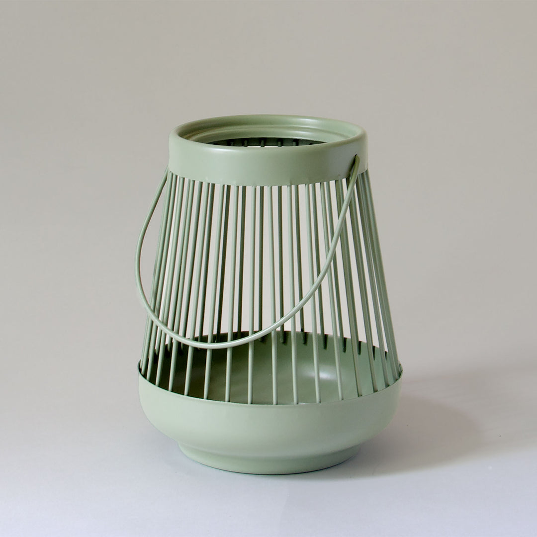 Spoke Metal Lantern - Green