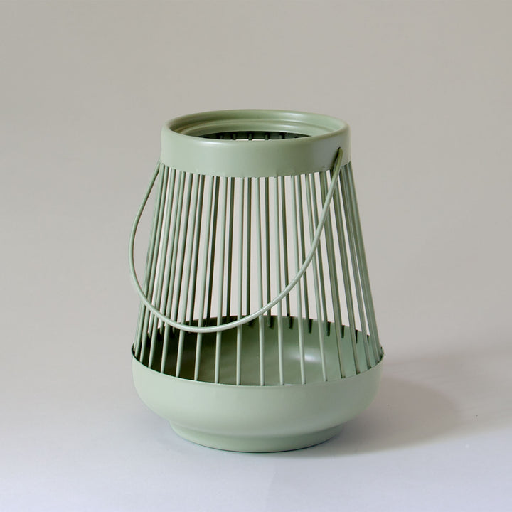 Spoke Metal Lantern - Green