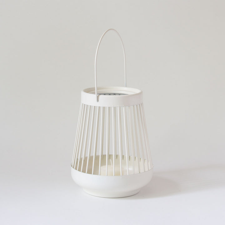 Spoke Metal Lantern - Ivory