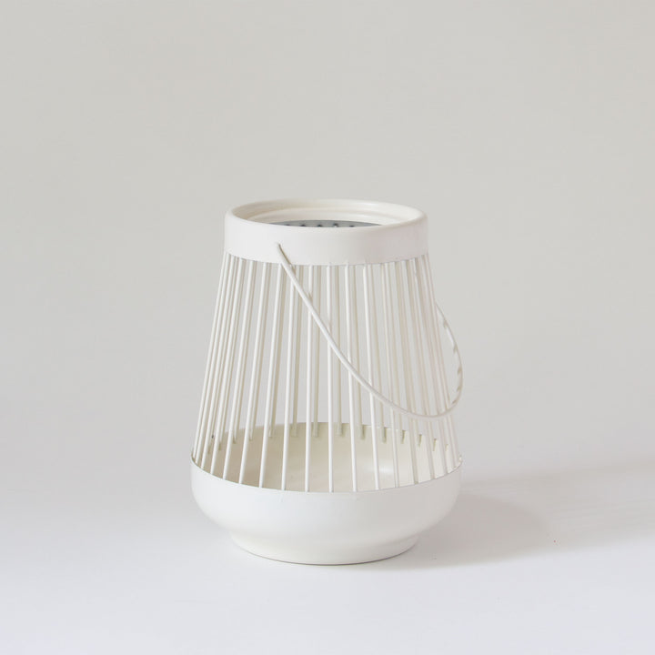 Spoke Metal Lantern - Ivory