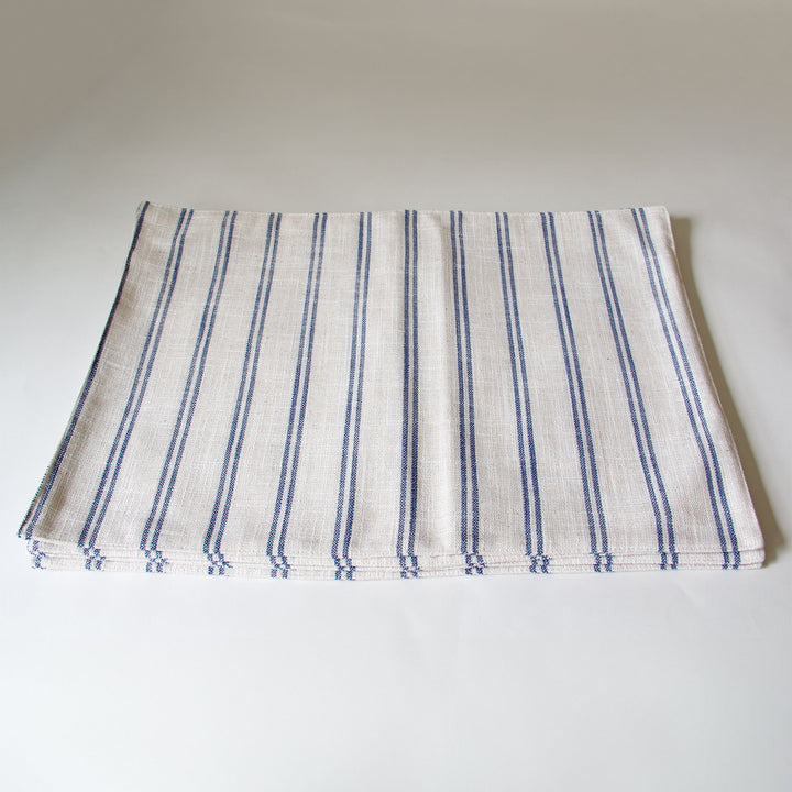 Striped Placemats - Blue, Set of 4