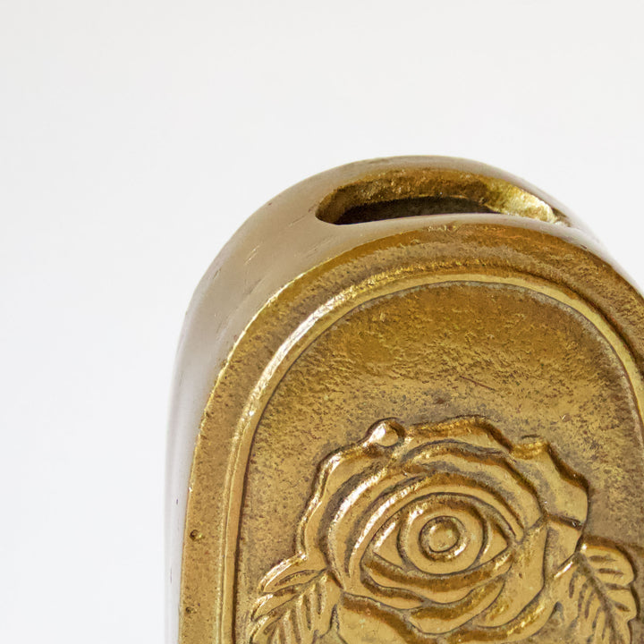 Tombstone Metal Bud Vase