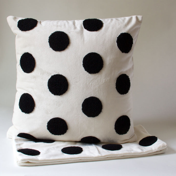 Velvet Loop Dots Pillow Cover