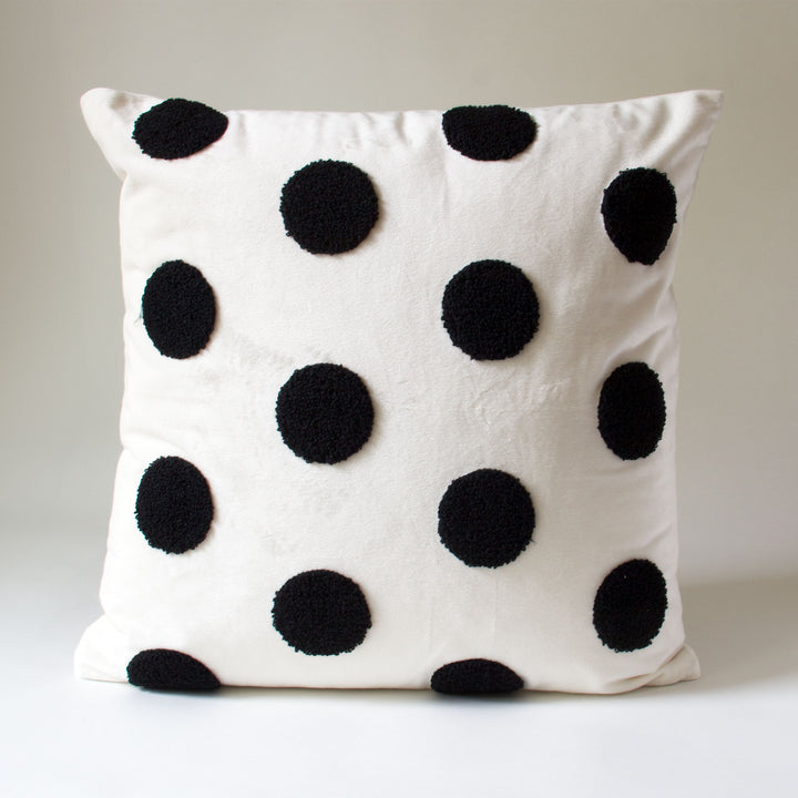 Velvet Loop Dots Pillow Cover