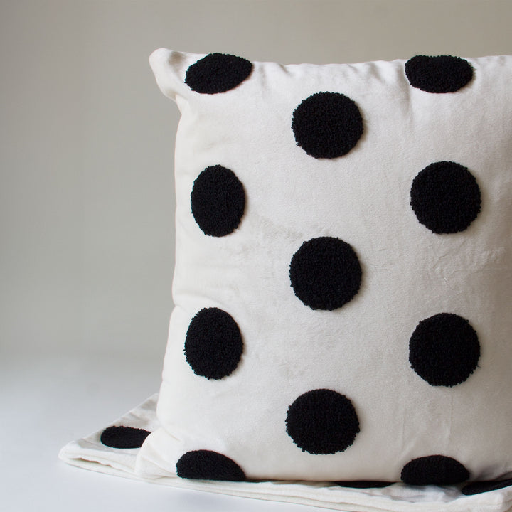 Velvet Loop Dots Pillow Cover