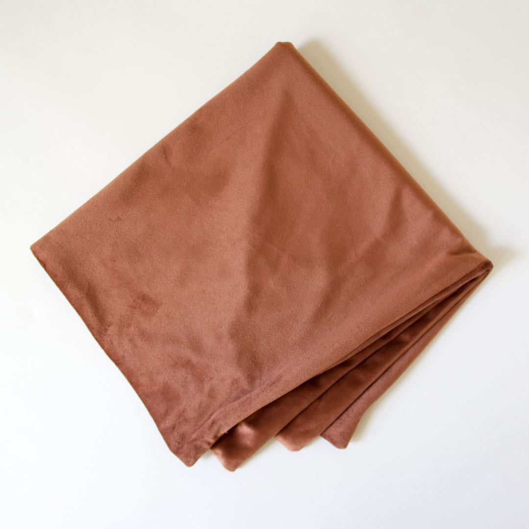Velvet Pillow Cover - Chestnut
