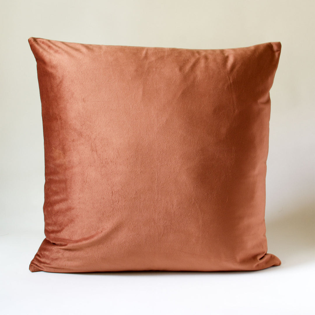 Velvet Pillow Cover - Chestnut