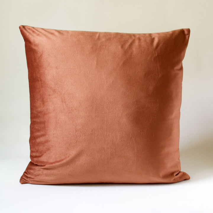 Velvet Pillow Cover - Chestnut
