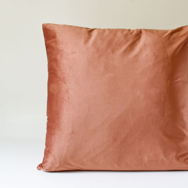 Velvet Pillow Cover - Chestnut