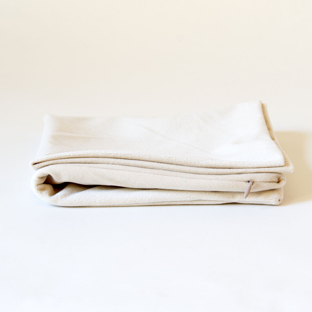 Velvet Pillow Cover - Ivory