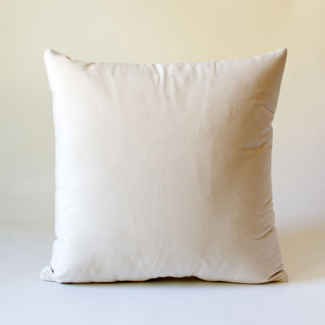Velvet Pillow Cover - Ivory