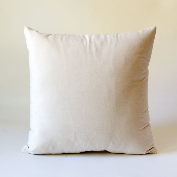 Velvet Pillow Cover - Ivory