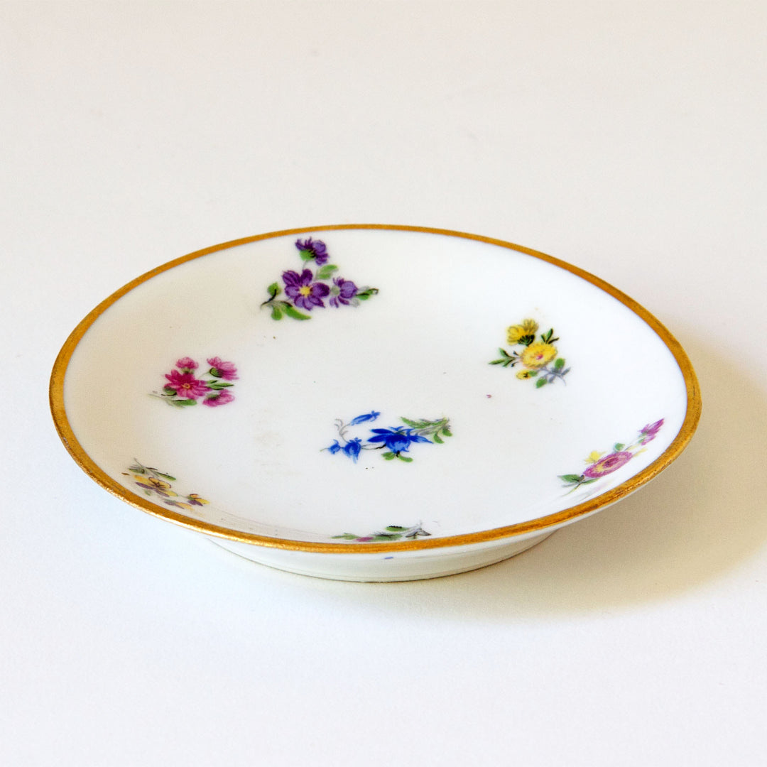 Vintage Floral Trinket Dish - Multi