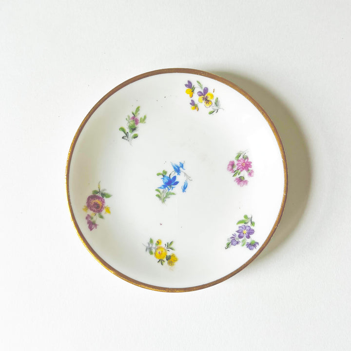 Vintage Floral Trinket Dish - Multi
