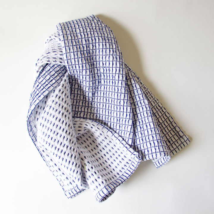 Waffle Kitchen Towel - Blue
