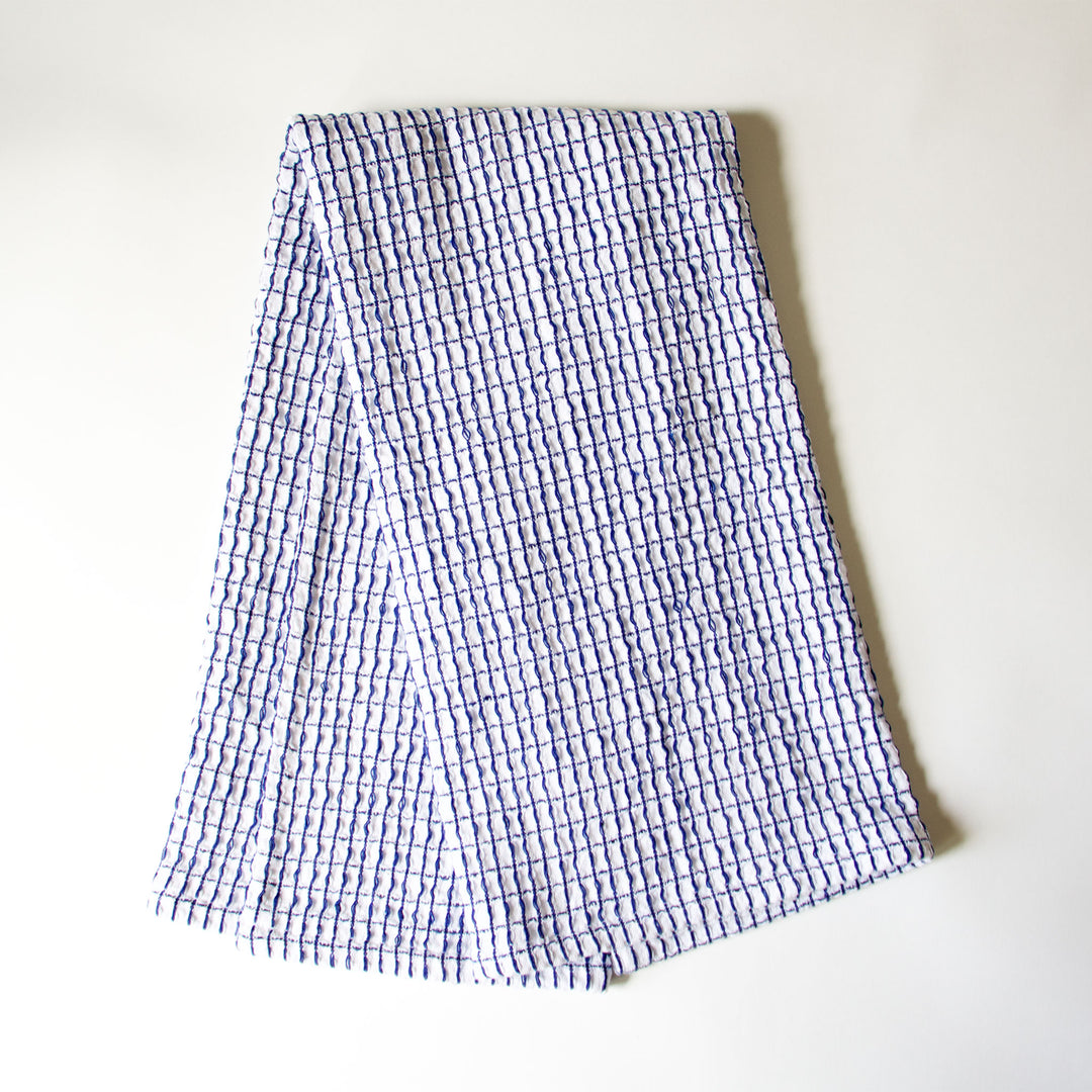 Waffle Kitchen Towel - Blue