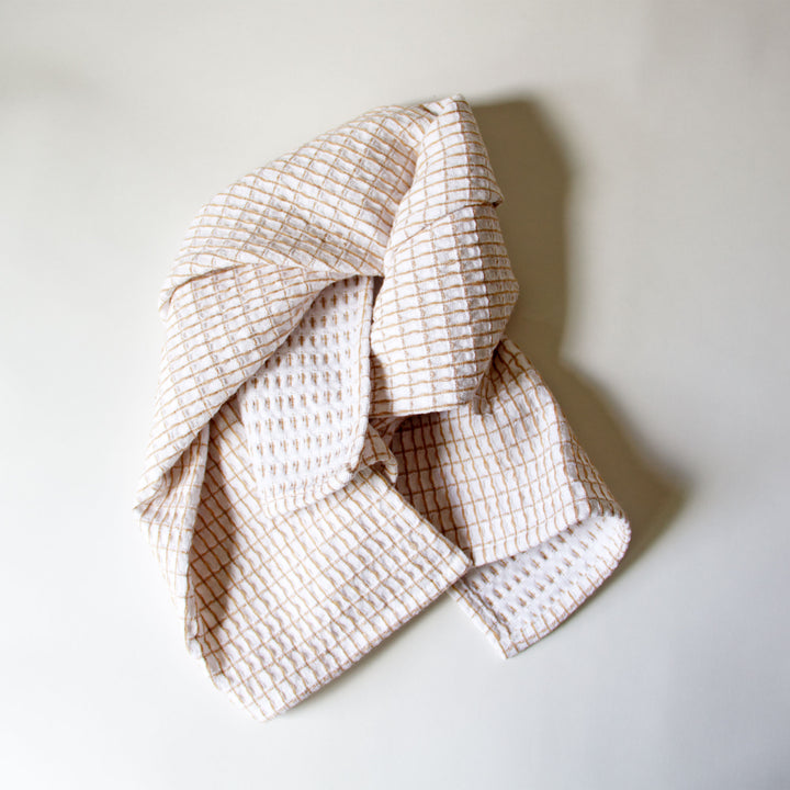 Waffle Kitchen Towel - Tan