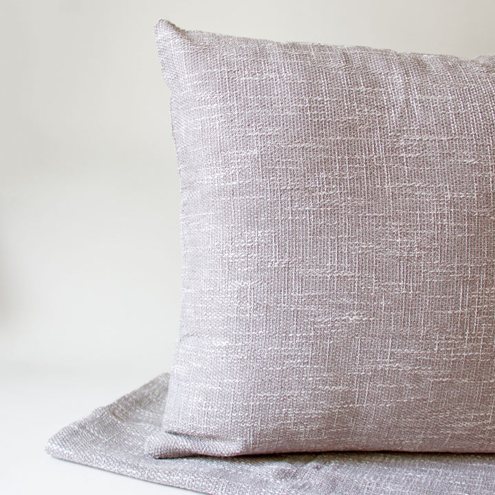 Woven Pillow Cover - Grey