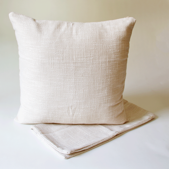 Woven Pillow Cover - Ivory