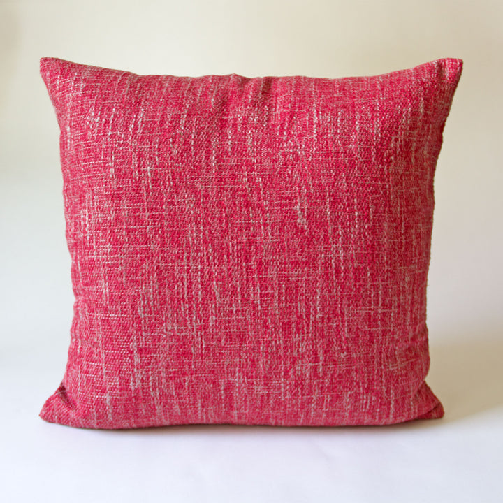 Woven Pillow Cover - Red