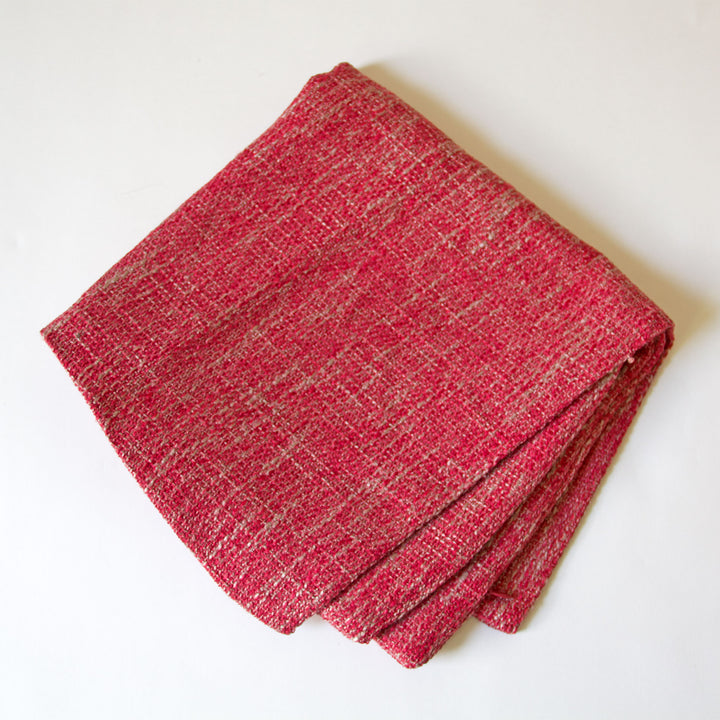 Woven Pillow Cover - Red